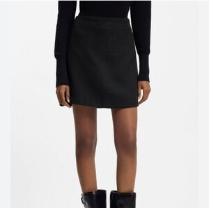 Hugo Boss NWT "Rutzi" logo zip mini skirt Sz 38/6